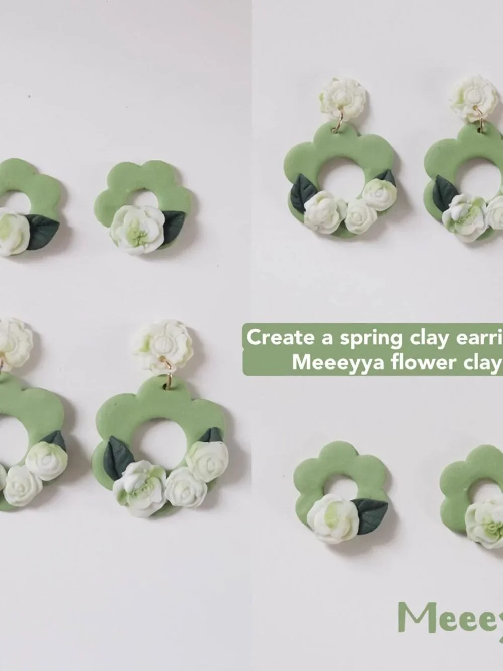 Flower Polymer Clay Molds, 2Pcs Polymer Clay Molds for Jewelry Making, Daisy Sun